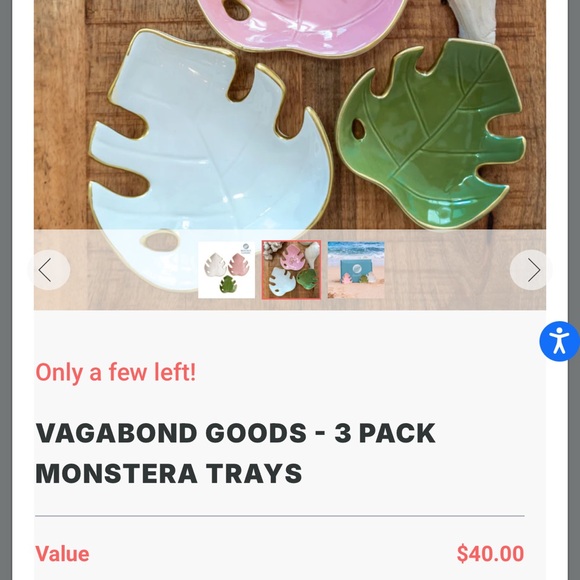 3 PACK MONSTERA TRAYS - Picture 4 of 8